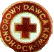 odznaka złota Honorowy Dawca Krwi