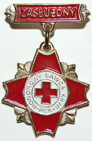 Zasluzony Honorowy Dawca Krwi 3 stopnia