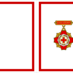 Wkładka legitymacji Zasłużony Honorowy Dawca Krwi III stopnia